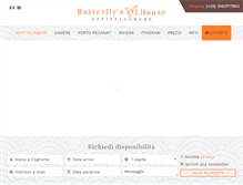 Tablet Screenshot of butterflyshouse.com
